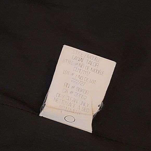 Theory Lanai Collarless Wool Blend Blazer Jacket in Black Size 2 - Picture 9 of 12